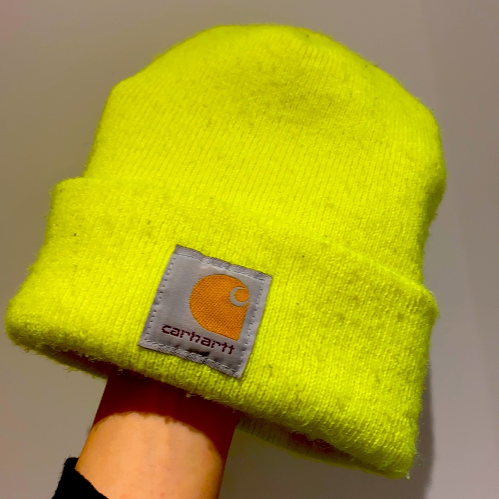 Carhartt Brite Lime Beanie.